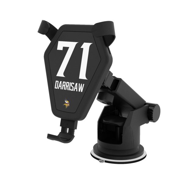 Christian Darrisaw Minnesota Vikings 71 Ready Wireless Car Charger Sale