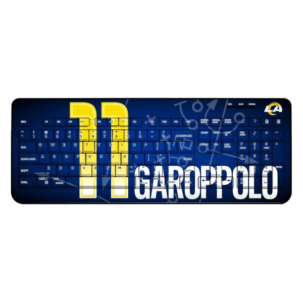 Jimmy Garoppolo Los Angeles Rams 11 Ready Wireless USB Keyboard For Sale
