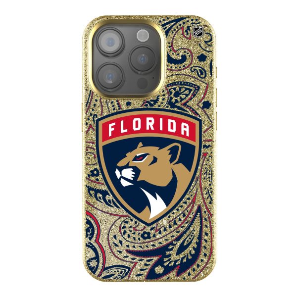 Florida Panthers Paisley Bling Phone Case For Discount