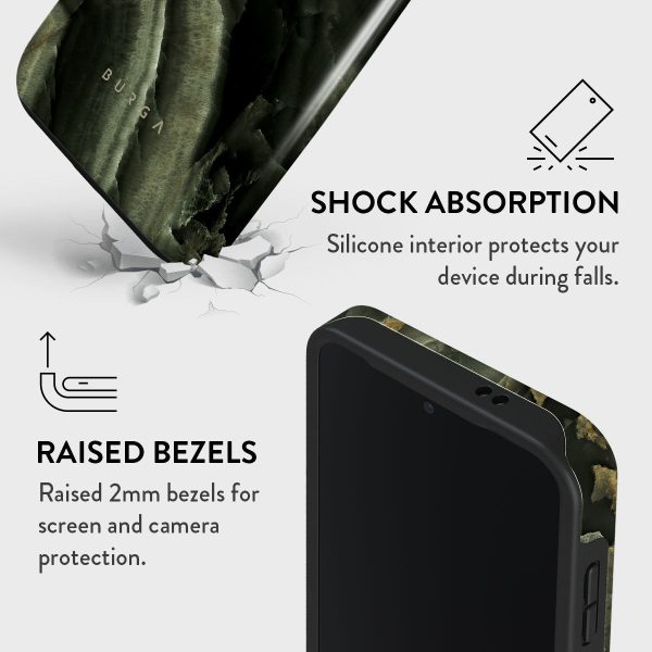 Misty Forest - Green Marble Samsung Galaxy S24 FE Case For Discount - Image 4